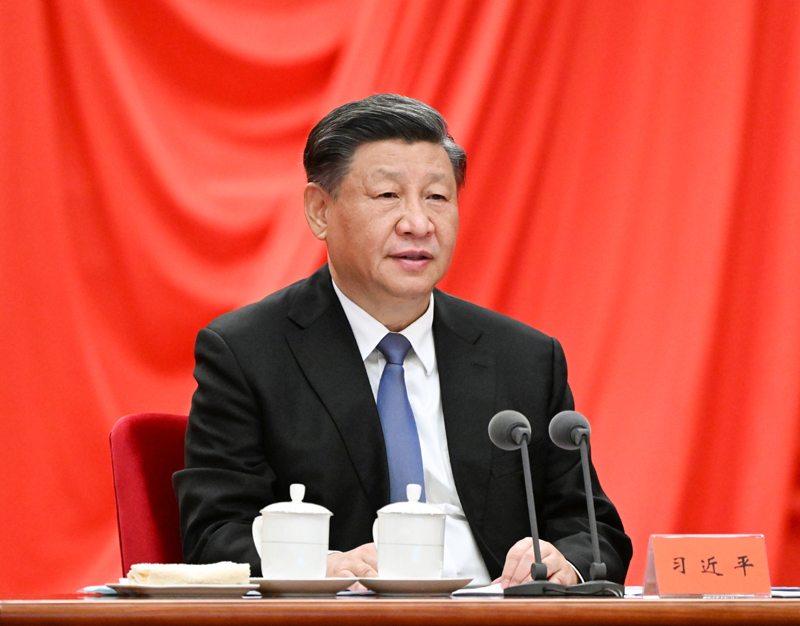 1月9日,中共中央總書記、國家主席、中央軍委主席習(xí)近平在中國共產(chǎn)黨第二十屆中央紀律檢查委員會第二次全體會議上發(fā)表重要講話。新華社記者 李學(xué)仁 攝